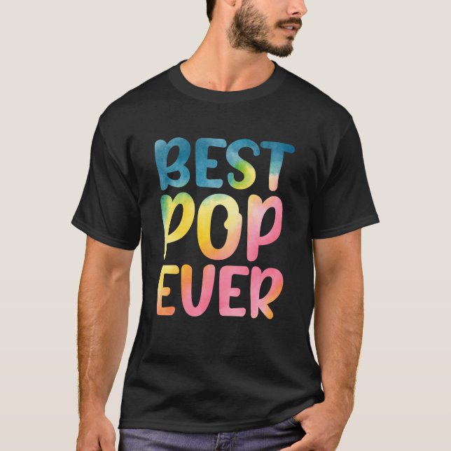 Camiseta Best Pop Ever Father's Day Pop (Frente)