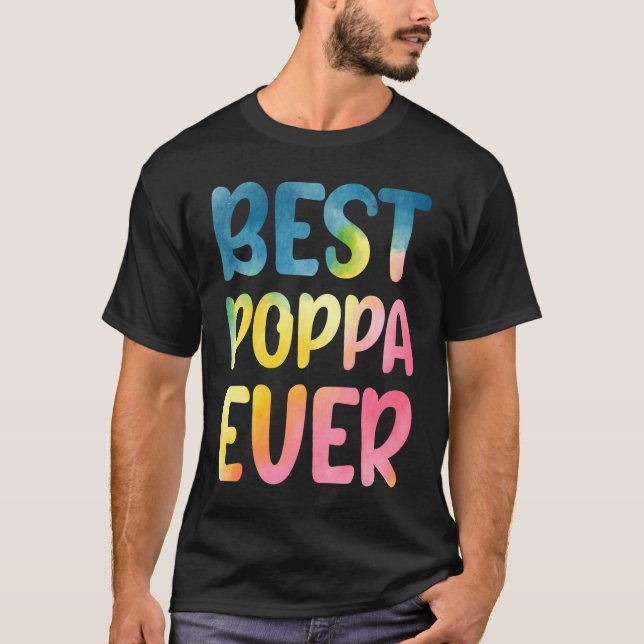 Camiseta Best Poppa Ever  Father's Day Poppa (Frente)