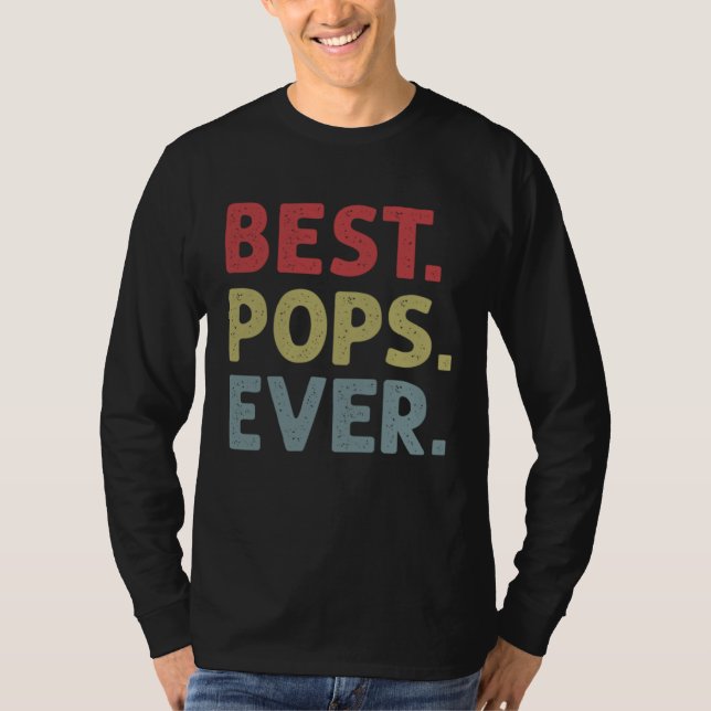 Camiseta Best Pops Ever Christmas for Grandpa from Grandkid (Frente)