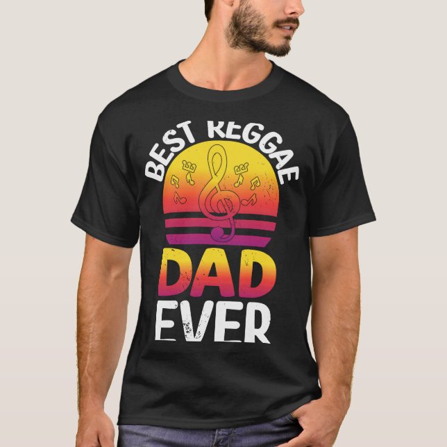 Camiseta Best Reggae Dad Ever I Rasta I Rastafari I Jamaica (Frente)