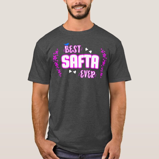 Camiseta Best Safta Ever  Hebrew Grandma (Frente)