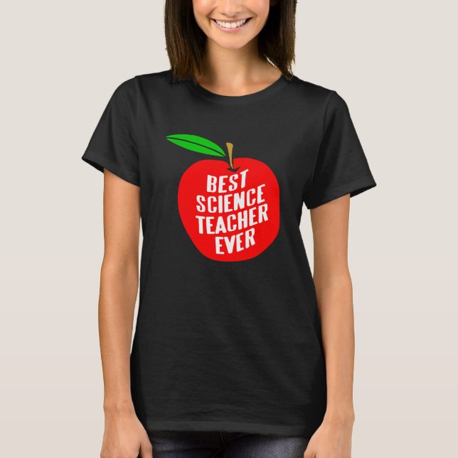 Camiseta Best Science Teacher Ever Retro Teacher Designs Pr (Frente)