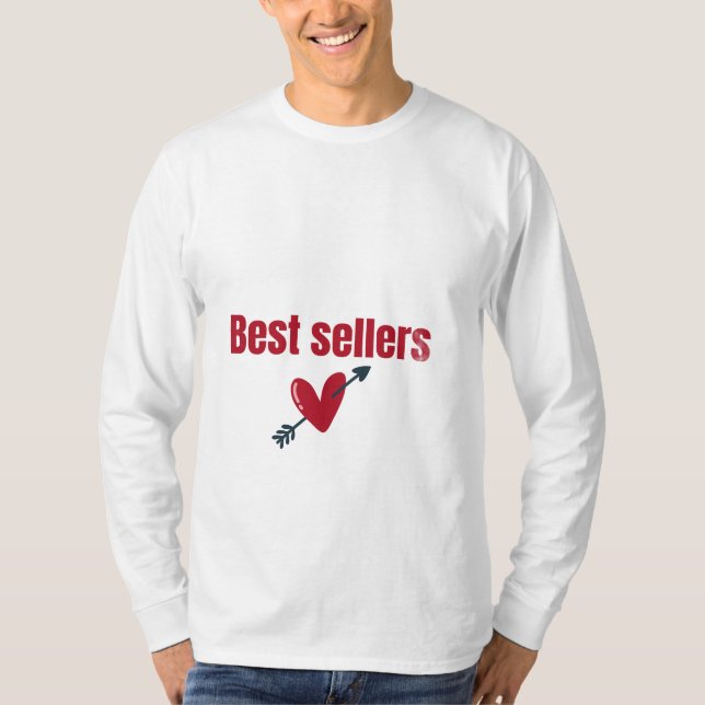 Camiseta Best Sellers Valentine Heart Arrow T-Shirt (Frente)