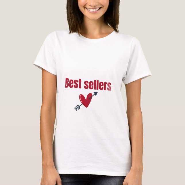 Camiseta Best Sellers Valentine Heart Arrow T-Shirt (Frente)