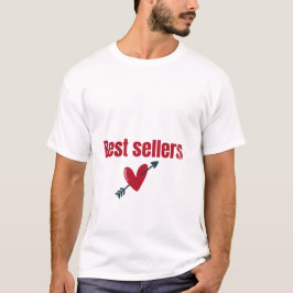 Camiseta Best Sellers Valentine Heart Arrow T-Shirt