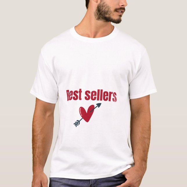 Camiseta Best Sellers Valentine Heart Arrow T-Shirt (Frente)