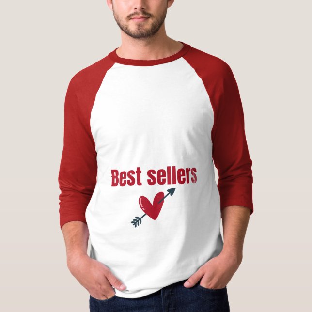 Camiseta Best Sellers Valentine Heart Arrow T-Shirt (Frente)