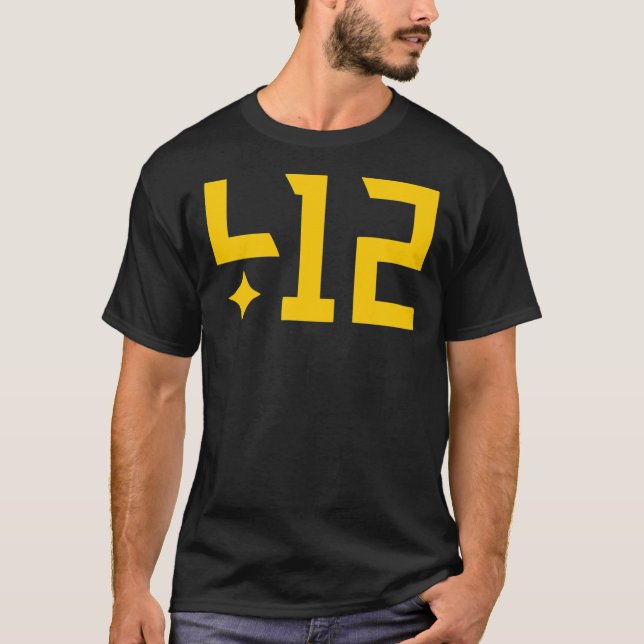 Camiseta Best Selling - 412 Pittsburgh Merchandise Essentia (Frente)