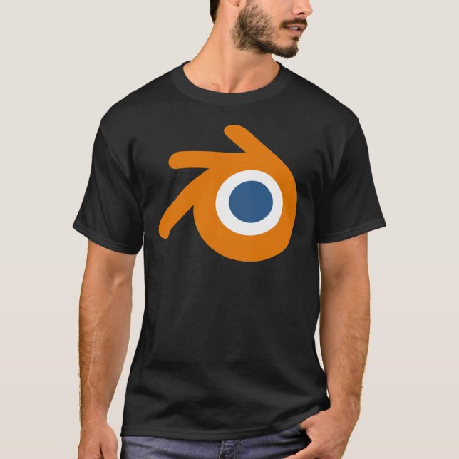 Camiseta BEST SELLING -Blender LogoMERCHANDISE  Essential T (Frente)