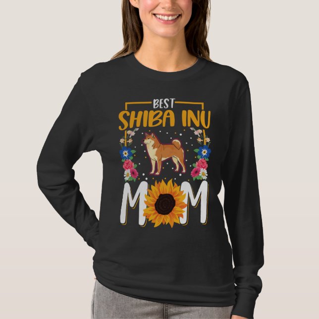 Camiseta Best Shiba Inu Mom Ever  1 (Frente)