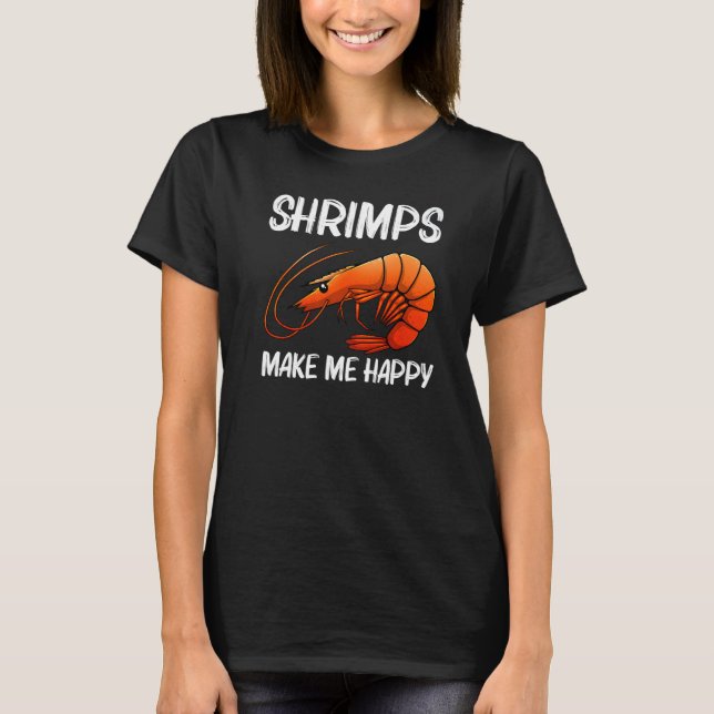 Camiseta Best Shrimp For Men Women Prawn Animal Seafood (Frente)