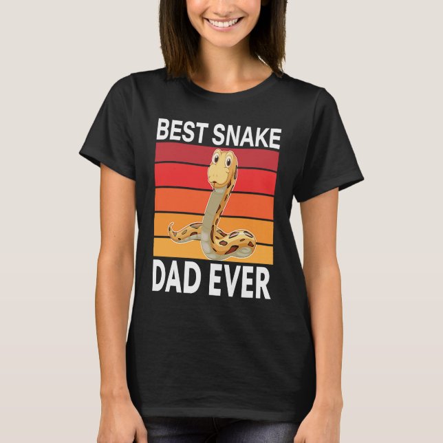Camiseta Best Snake Dad Ever I Snake (Frente)