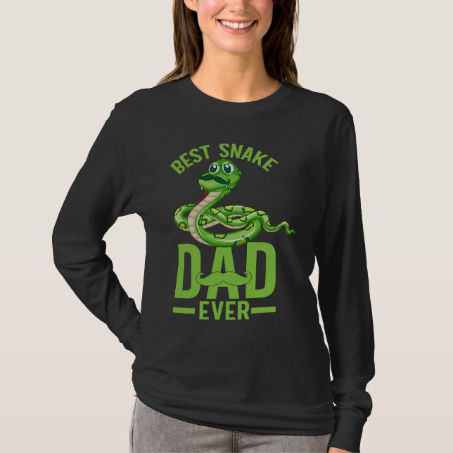 Camiseta Best Snake Dad Ever Snake Owner Snake  Snakes (Frente)