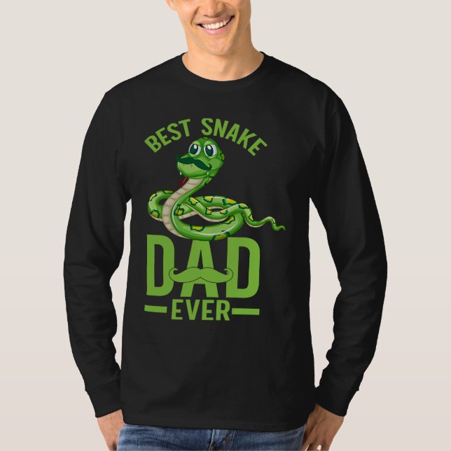 Camiseta Best Snake Dad Ever Snake Owner Snake  Snakes (Frente)