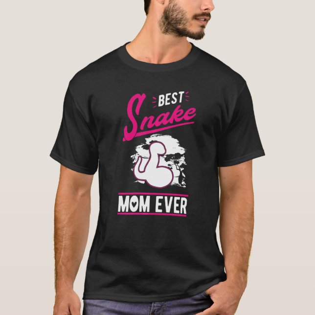 Camiseta Best Snake Mom Ever Snake Girl   (Frente)