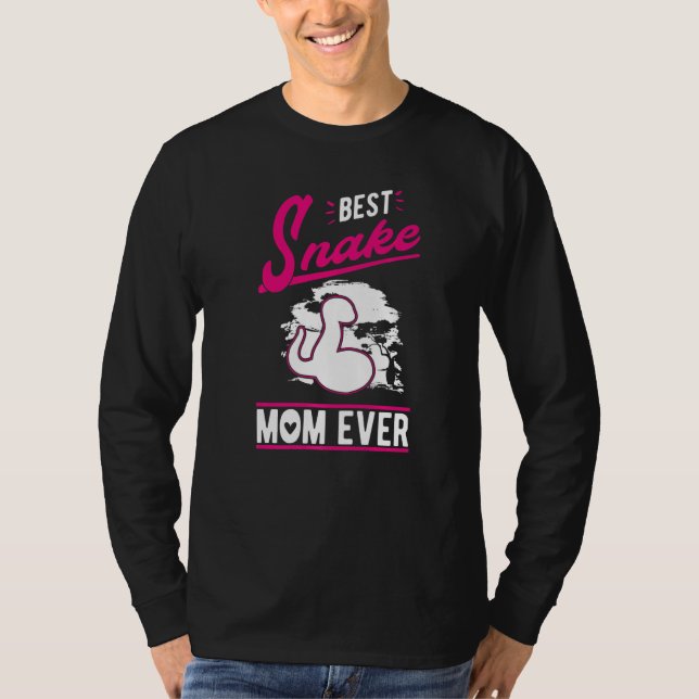 Camiseta Best Snake Mom Ever Snake Girl   (Frente)