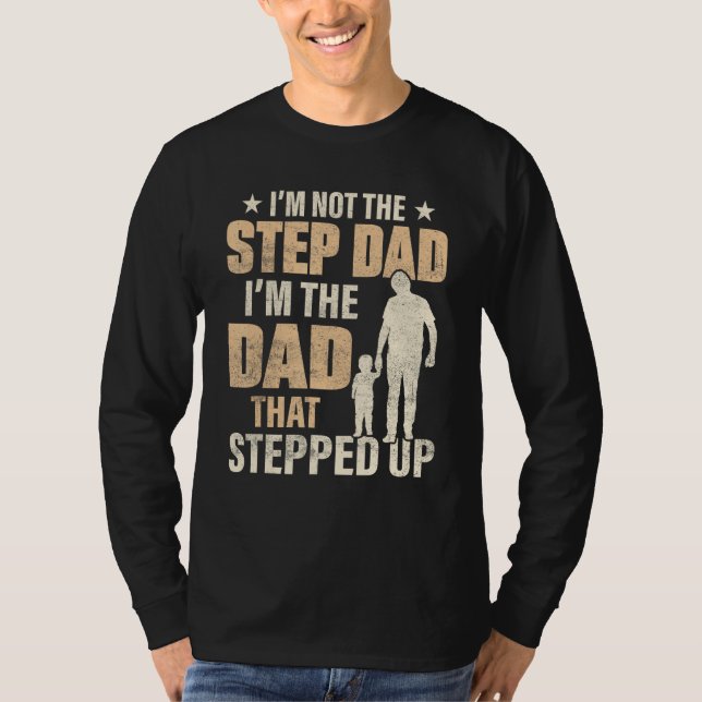 Camiseta Best Step Dad In The World is Bonus Dad (Frente)