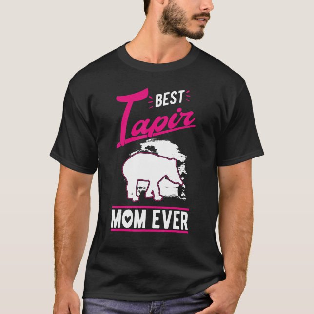 Camiseta Best Tapir Mom Ever (Frente)