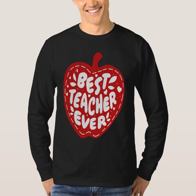 Camiseta Best Teacher Ever (Frente)
