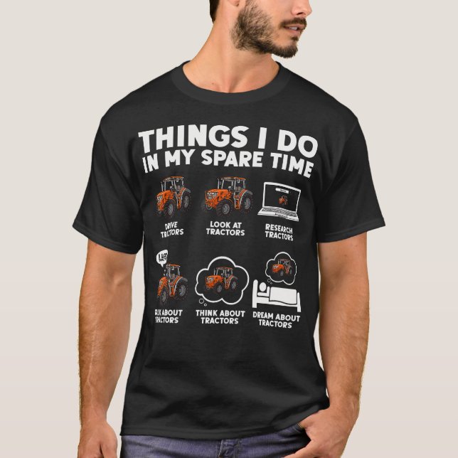 Camiseta Best Tractor Design For Farm Vehicle Tractor Lover (Frente)