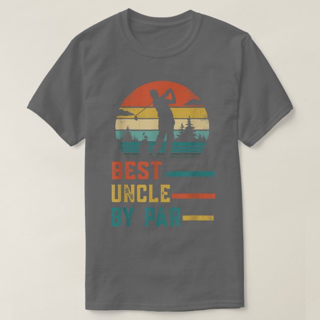 Camiseta Best Uncle By Par Daddy Father's Day Gift Golf Lov (Frente do Design)