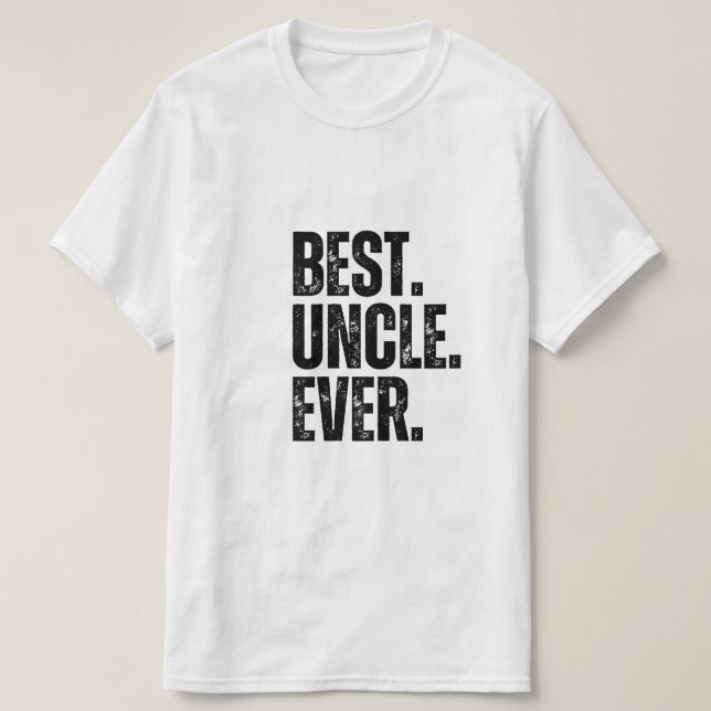 Camiseta Best Uncle Ever (Frente do Design)