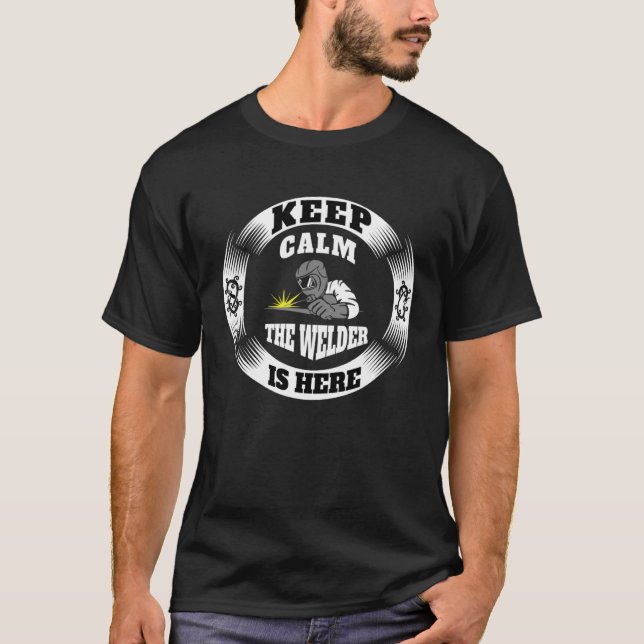 Camiseta Best Welder Dad is here Welding Kit Welder Tools (Frente)