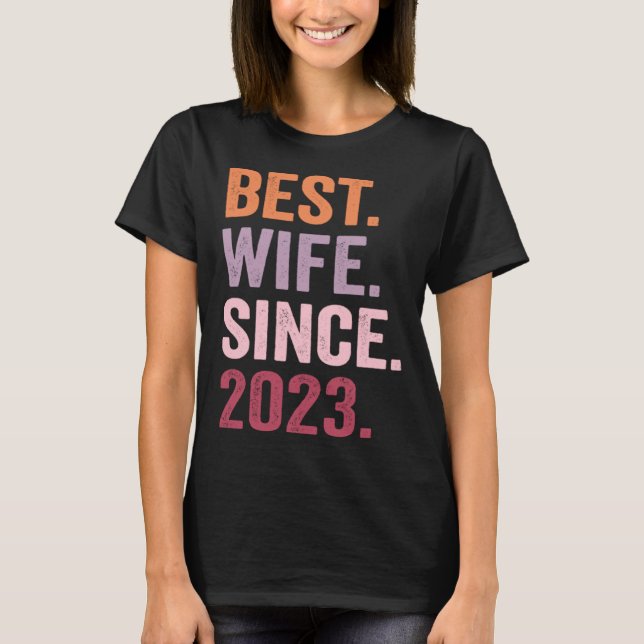 Camiseta Best Wife Since 2023 (Frente)