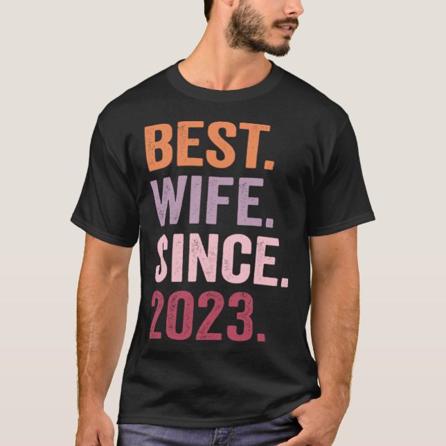 Camiseta Best Wife Since 2023 (Frente)
