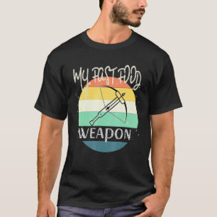 Camiseta Besta de Cruz Minha Arma de Fast Food Caça de Vead