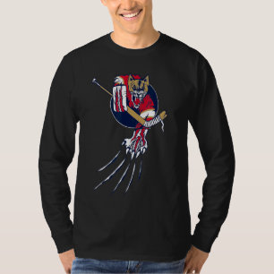 Camiseta Besta De Hóquei Em Capas De Gaiola De Pantera De G