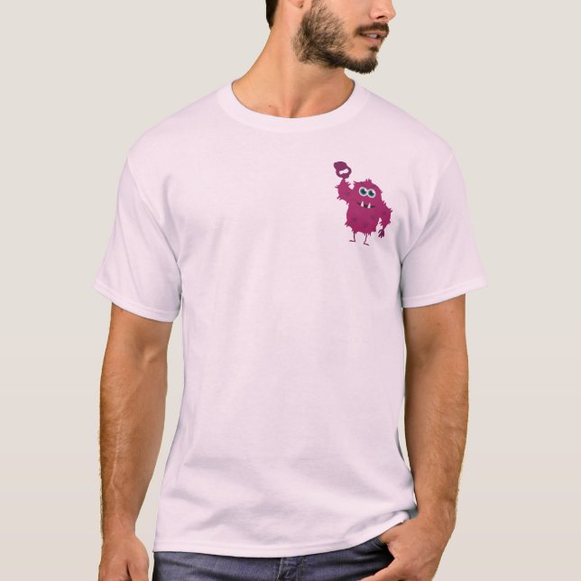 Camiseta Besta de Kettle (monstro fofo de chaleira) (Frente)