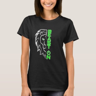 Camiseta Besta De Leão Na Malhação Verde De Gym
