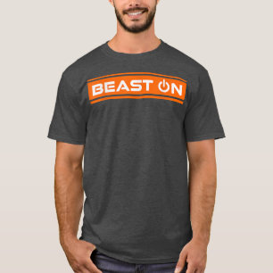 Camiseta Besta Na Malhação Laranja De Gym Dizendo Má
