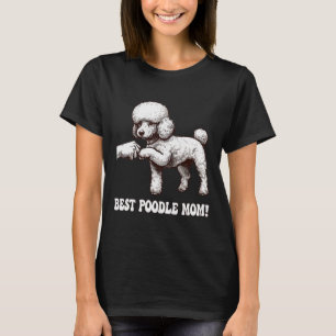 Camiseta Besta Poodle Mãe com Poodle Fist Bump