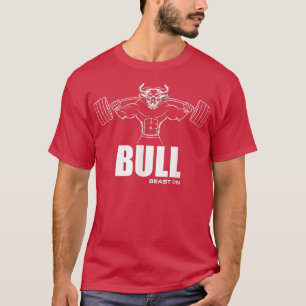 Camiseta Besta-Touro Na Malhação De Motivação Gym Malhação 