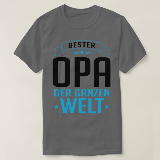 Camiseta Bester opa der welt (Frente do Design)
