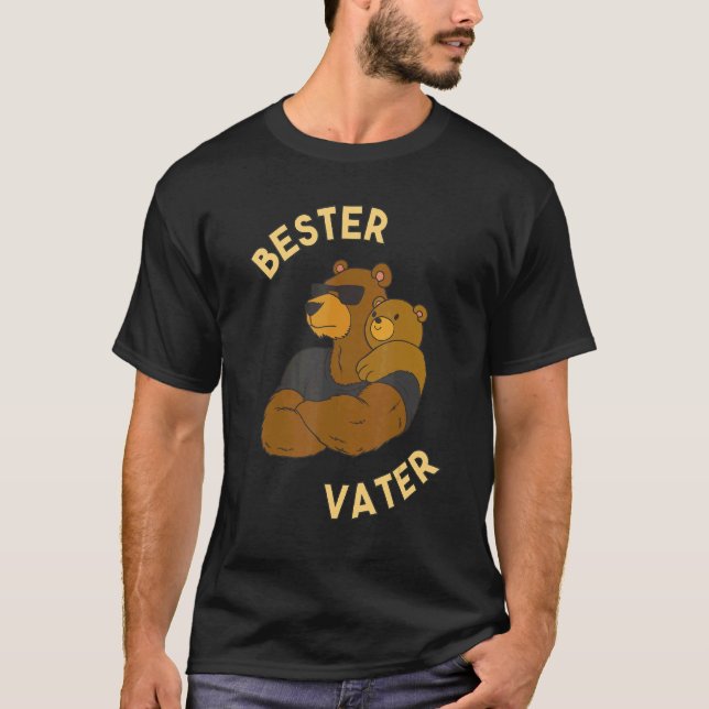 Camiseta Bester Vater Papa Son Veja 1rua Pai do pai (Frente)