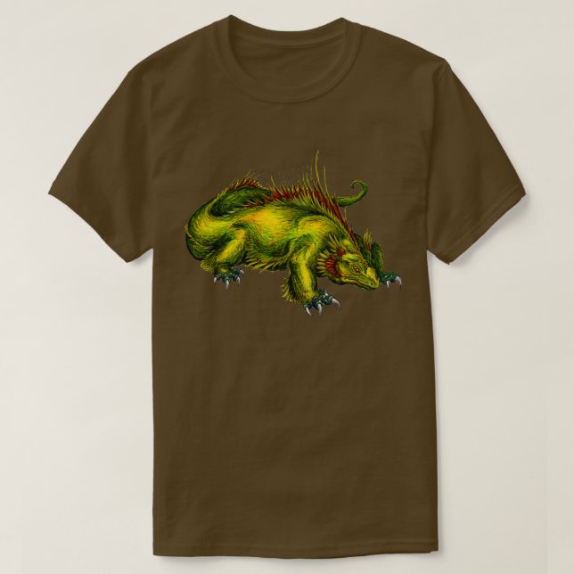 Camiseta Bestiário 7 O Kat Lizard (Frente do Design)