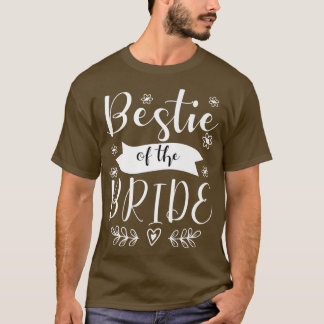 Camiseta Bestie do casamento da Madrinha de casamento da No