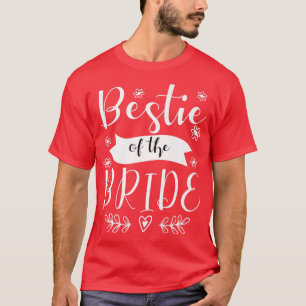 Camiseta Bestie do Prêmio de Casamento da Madrinha de casam