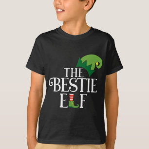 Camiseta Bestie Elf Matching Family Christmas Party Pajama