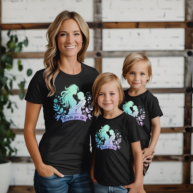 Camiseta Bestie mamãe e eu Bestie for Life Madre e Daugh (Criador carregado)