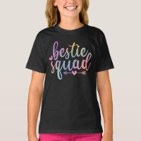 Camiseta Bestie Squad - Lindo Conjunto de Amizade
