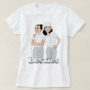 Camiseta Bestie T-shirt (para a variante #1 das raparigas)