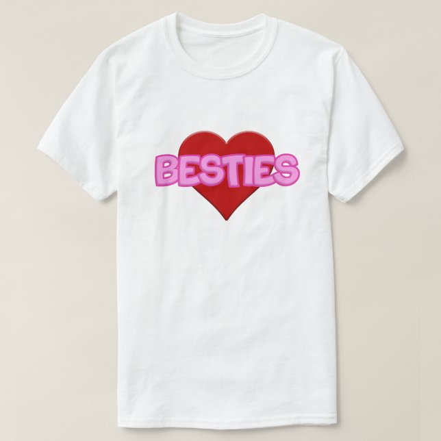 Camiseta besties 1 (Frente do Design)