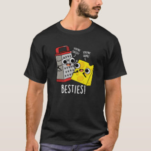 Camiseta Besties Engraçado Queijo Grater Torre Escuro BG