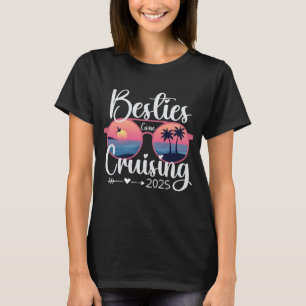 Camiseta Besties Foram Cruzar 2025 Meninas Que Correspondem