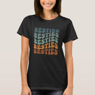 Camiseta Besties Pai Sibel e eu BFF Retro Toddler Kid
