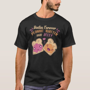 Camiseta Besties Para Nunca Manteiga De Amendoim E Geleia 1